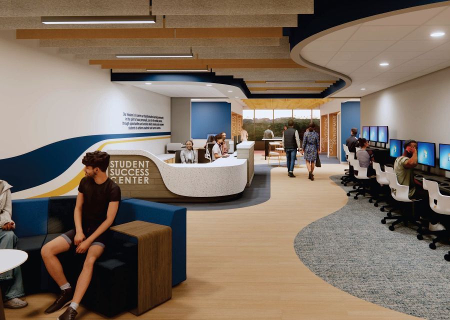 Renderings of Student Success Center 