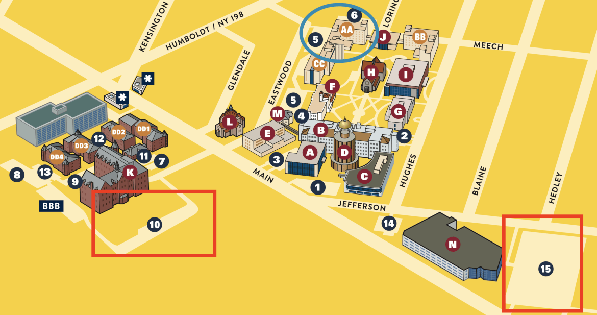 Orientation Check-In Map